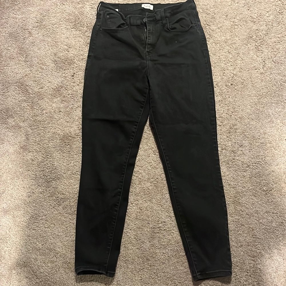 Nicole Miller black skinny jeans.